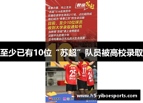 至少已有10位“苏超”队员被高校录取